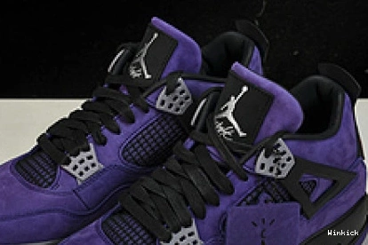 Jordan AJ4-766296 Scott x Travis 4 Purple Air Retro 0808